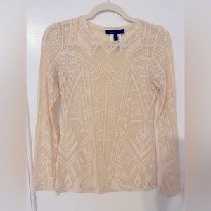 BCBG Lace Shirt XS Excellent Condition